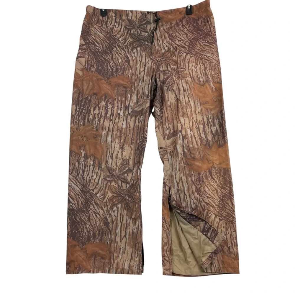 Vtg 10X Mens 2XL Regular Pants Realtree Camo GoreTex RainWear Hunting Outdoor
